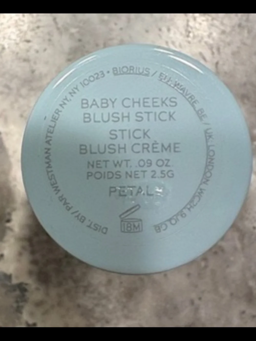 Westman Atelier Mini Baby Cheeks Blush In Petal 2.5g NWOB